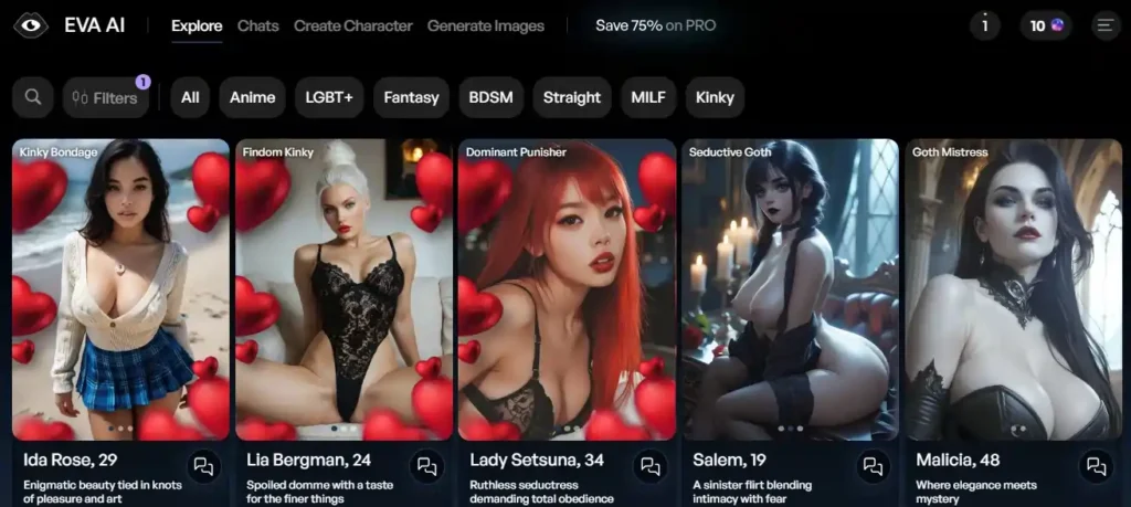 Eden AI - AI Characters