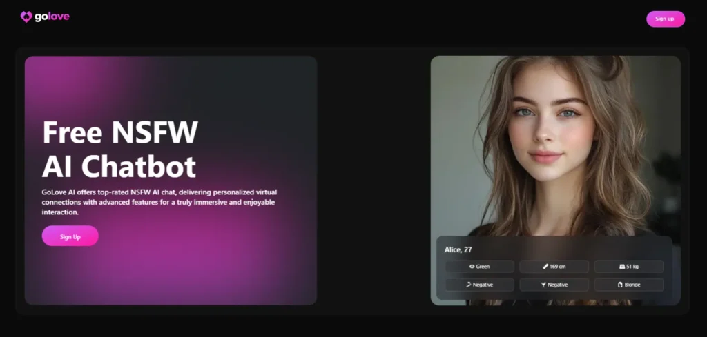GoLove AI- Free NSFW AI Chatbot